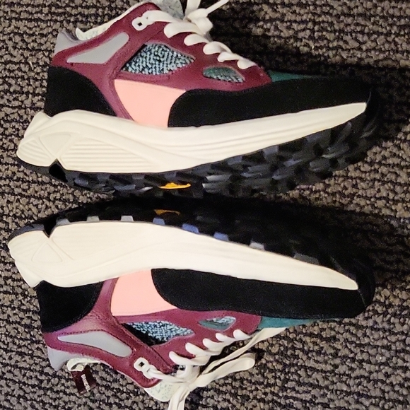 Maison Kitsune x Brandblack collab multicolor knit sneakers sz 38 - Picture 5 of 6